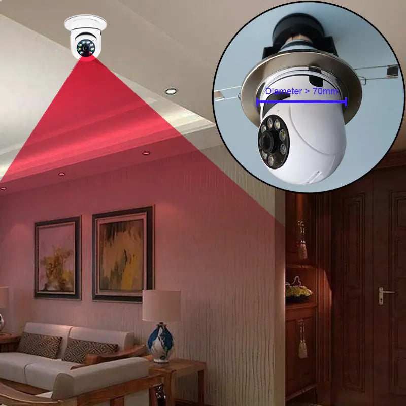 WiFi Panoramic Bulb Camera E27