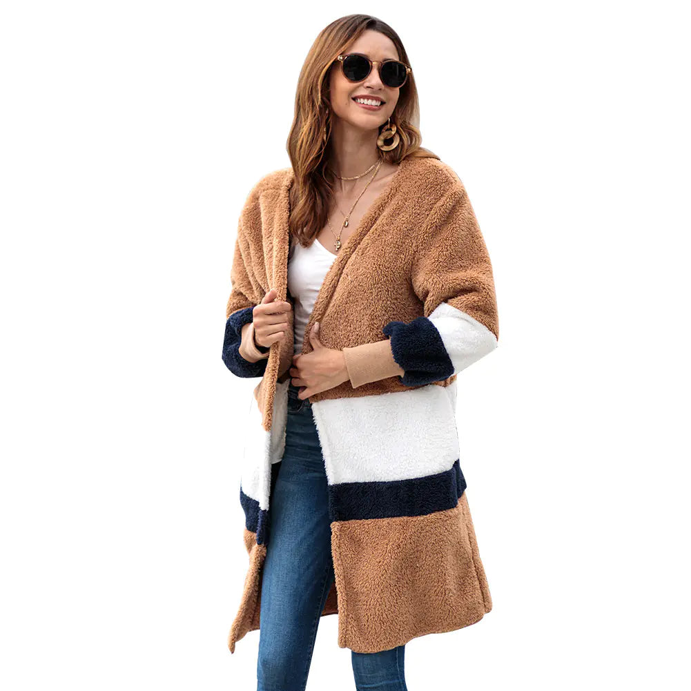 Long Sleeve Knitted Cardigan Sweater for Women