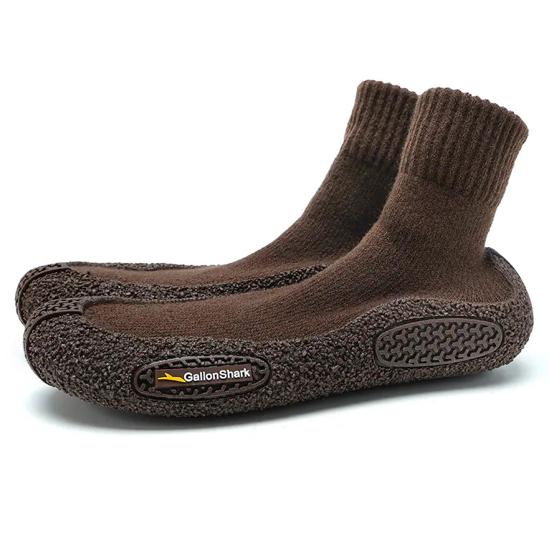 Golen Shark Winter Thickened Silent Yoga Shoes