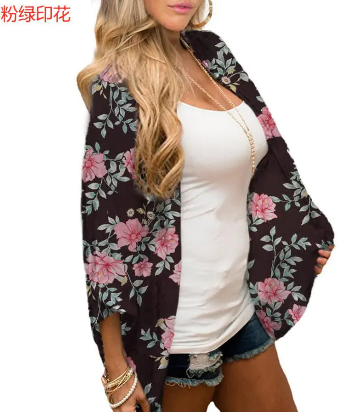 2024 Women's Printed Beach Cover-Up for Spring/Summer