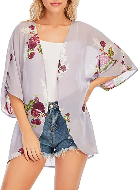 2024 Women's Printed Beach Cover-Up for Spring/Summer