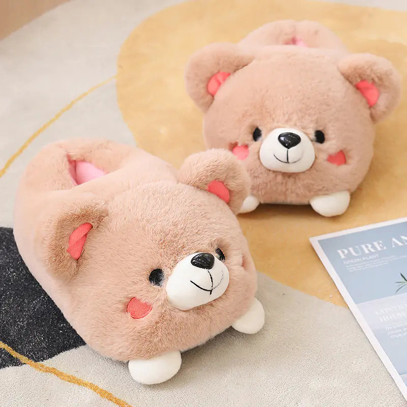 Cartoon Fashion Plush Slippers for Women