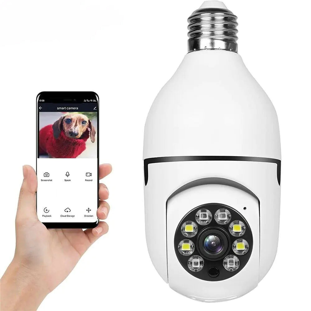 WiFi Panoramic Bulb Camera E27