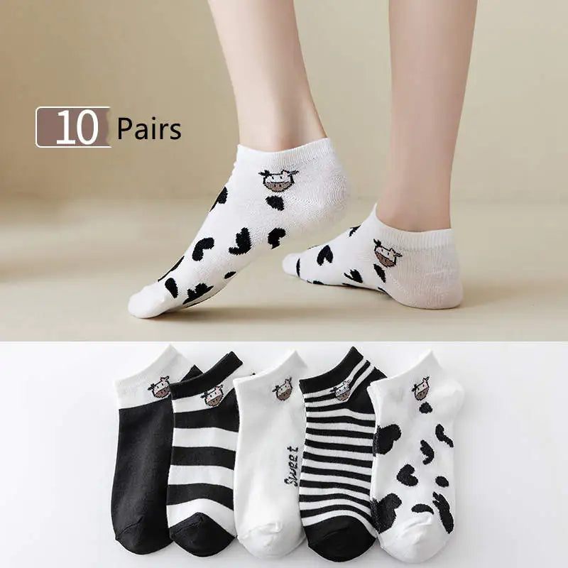 Japanese Cartoon Casual Socks for Women