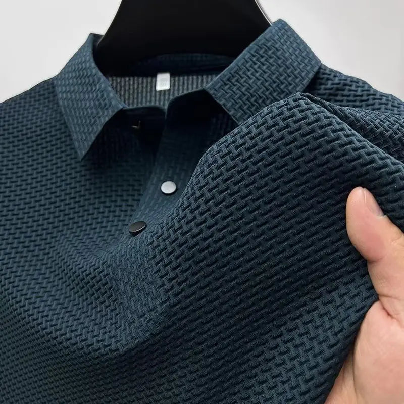 Men's Summer Casual Solid Color Polo Shirt