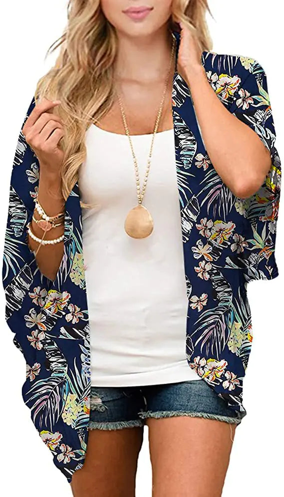 2024 Women's Printed Beach Cover-Up for Spring/Summer