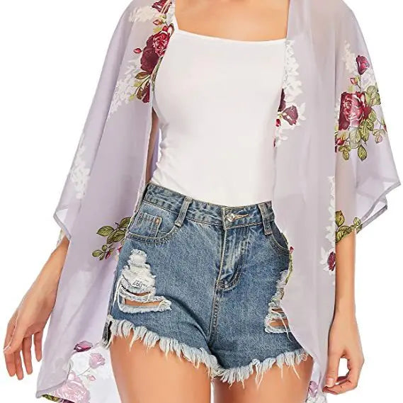 2024 Women's Printed Beach Cover-Up for Spring/Summer