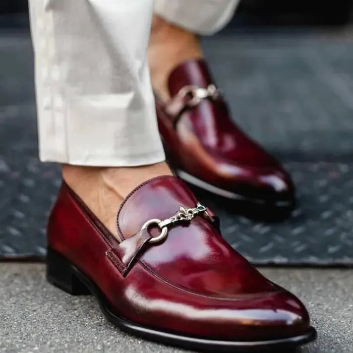 Men's Low-Heeled Business Casual Shoes for Fall